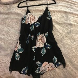 Pacsun Kendal and Kylie floral patterned romper